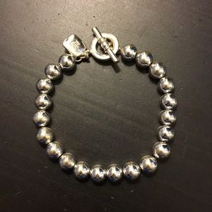 RALPH LAUREN Silver Beaded Bracelet